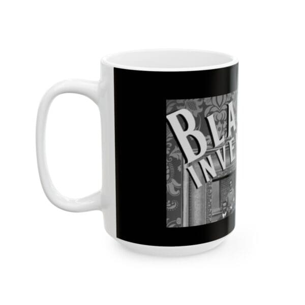 Black investors mug with a vintage design.