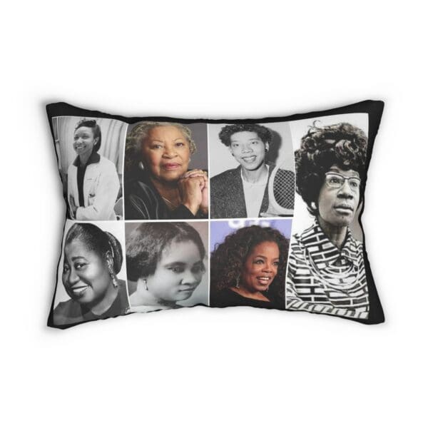 Black and white photo collage of Black women.