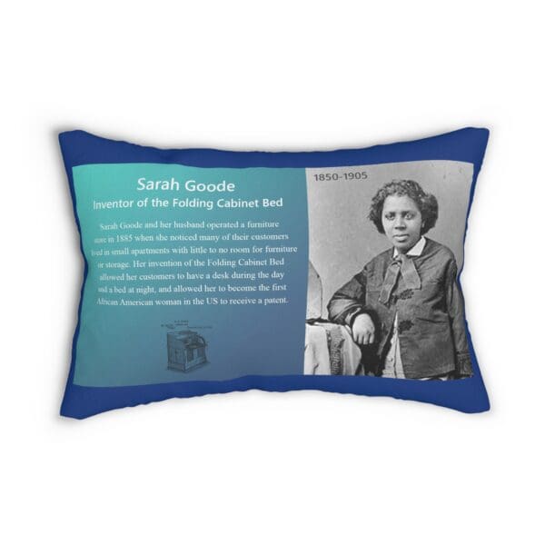 Sarah Goode, inventor of the folding cabinet bed.