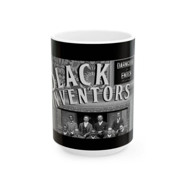 Ceramic Mug 11oz   (BLACK INVENTORS) - Image 5