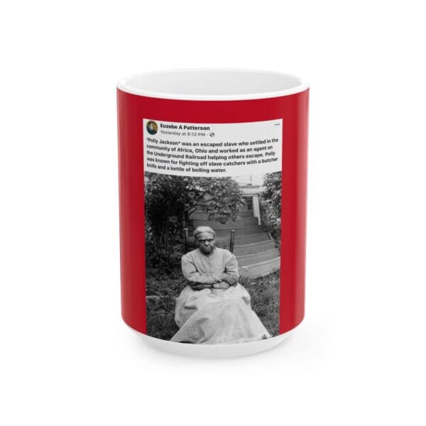 Frosted Glass Mug (POLLY JACKSON) -(AUNT POLLY) - Image 5