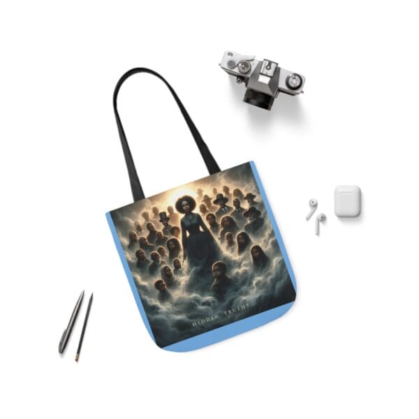 Tote Bag (AOP) (BLACK ART TOTE BAG) - Image 7