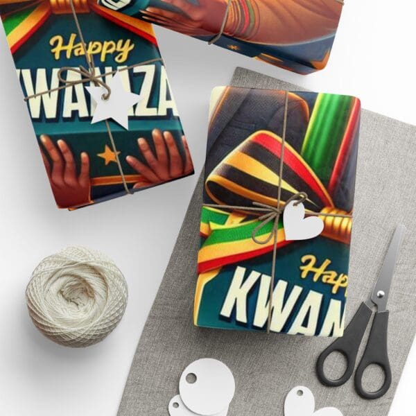 Wrapping Papers (HAPPY KWANZAA WRAPPING PAPER) - Image 3