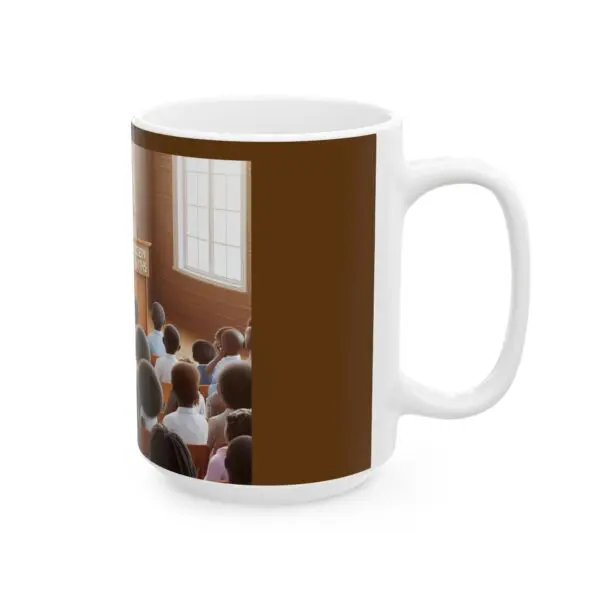 Ceramic Mug, (11oz, 15oz) BLACK ART -TEACH THE CHILDREN) - Image 8