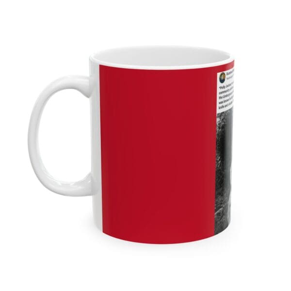 Frosted Glass Mug (POLLY JACKSON) -(AUNT POLLY) - Image 3