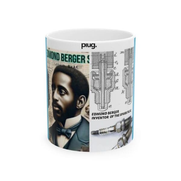 A mug with an image of a man and the words " king renger ".