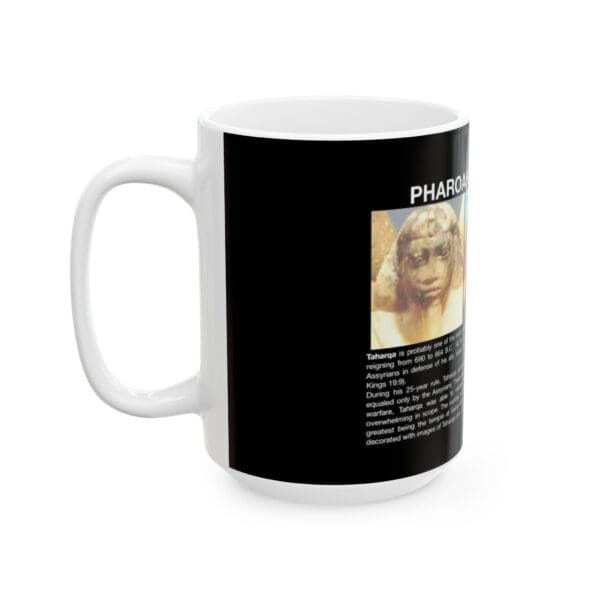 Black Mug, 15oz (THE KINGDOM OF KUSH) - Image 7