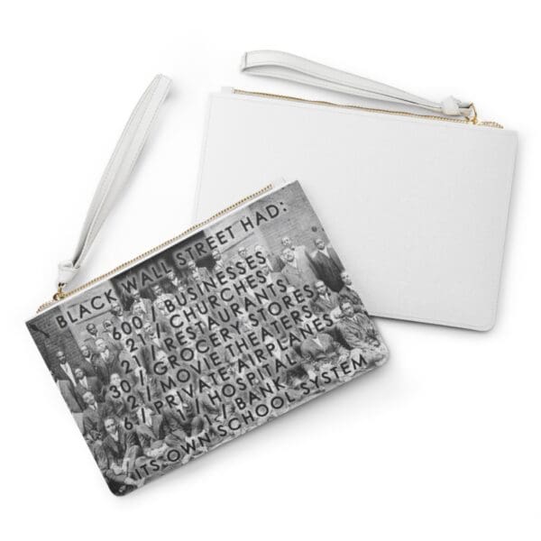 Clutch Bag (BLACK WALL STREET -GREENWOOD DISTRICT OF TULSA OK.) - Image 3