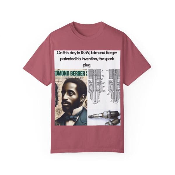 A t-shirt with an image of a man and the words " in this day is 2 0 1 5 edward berger.