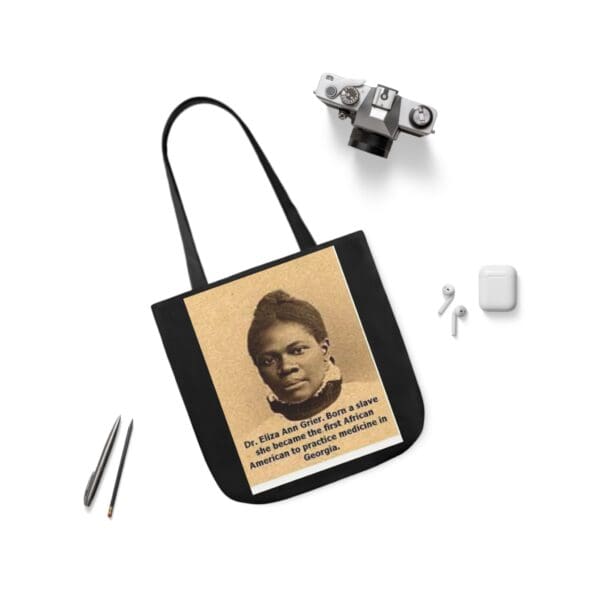 Cotton Canvas Tote Bag (DR ELIZA ANN GRIER) - Image 7