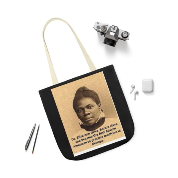 Cotton Canvas Tote Bag (DR ELIZA ANN GRIER) - Image 43