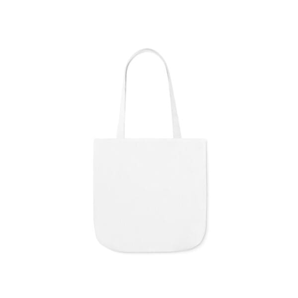 A white bag is shown with the word " logo " on it.