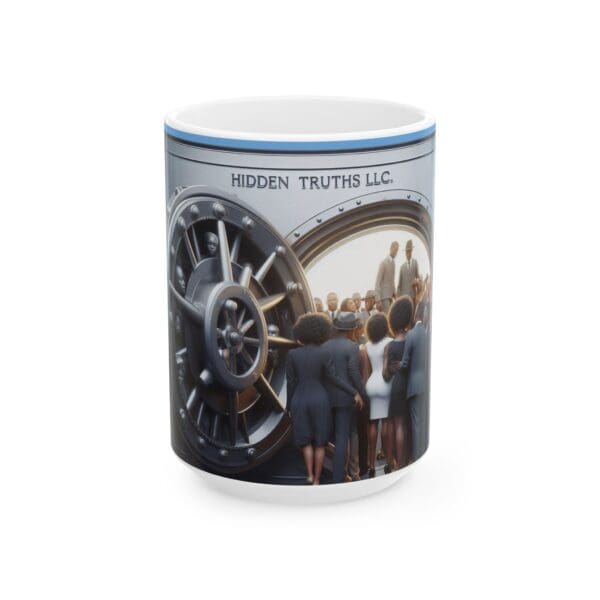 Ceramic Mug, (11oz, 15oz) (BLACK ART MUGS-THE VALUT IS OPEN) - Image 5