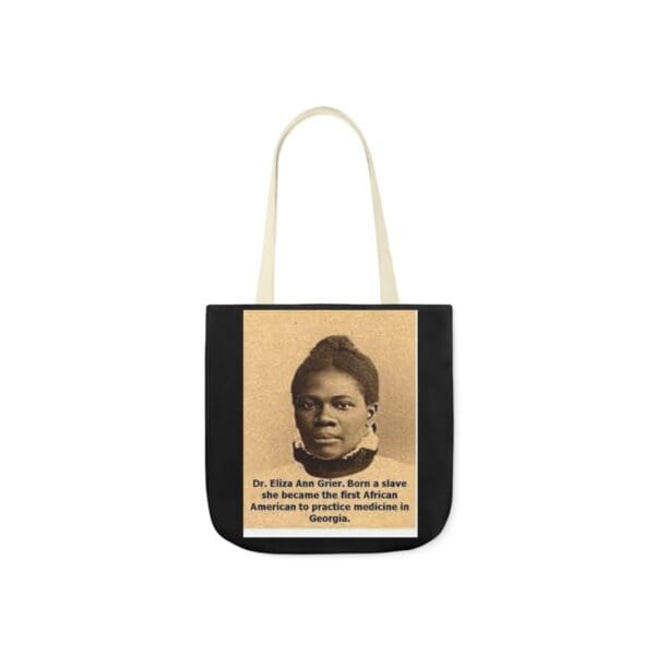 Cotton Canvas Tote Bag (DR ELIZA ANN GRIER)