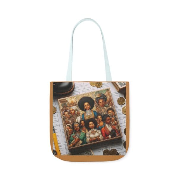 Cotton Canvas Tote Bag  (BLACK ART TOTE BAG) - Image 49