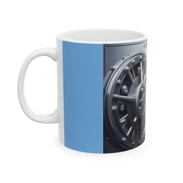 Ceramic Mug, (11oz, 15oz) (BLACK ART MUGS-THE VALUT IS OPEN) - Image 3