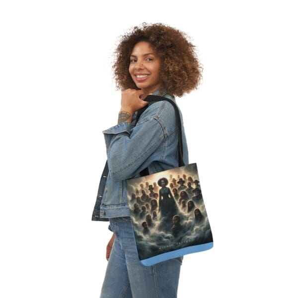 Tote Bag (AOP) (BLACK ART TOTE BAG) - Image 8