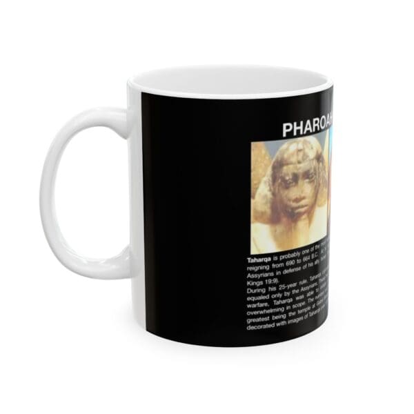 Black Mug, 15oz (THE KINGDOM OF KUSH) - Image 3