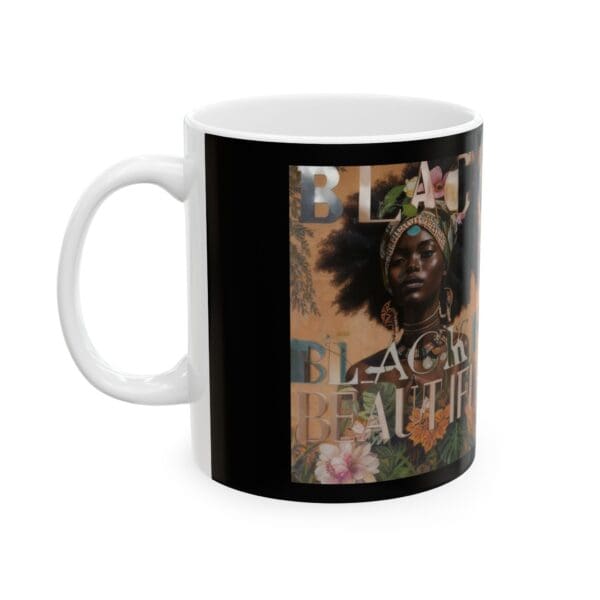 Ceramic Mug, (11oz, 15oz) (BLACK ARTISTIC MUG) - Image 3