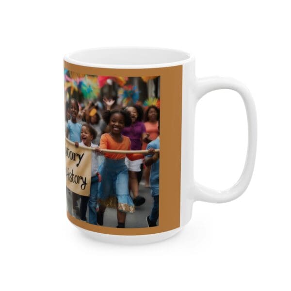 Ceramic Mug, (11oz, 15oz) (BLACK HISTORY IS AMERICAN HISTORY) - Image 8