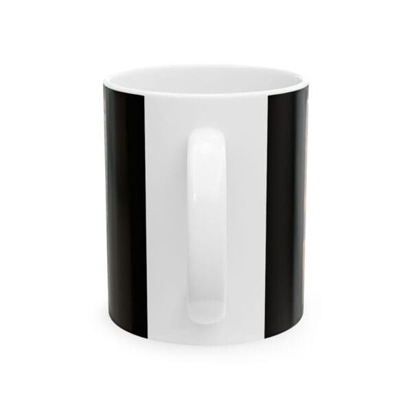 Ceramic Mug, (11oz, 15oz) (BLACK ARTISTIC MUG) - Image 2