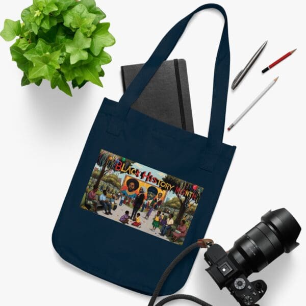 Organic Canvas Tote Bag  (ARTISTIC TOTE BAG) - Image 11