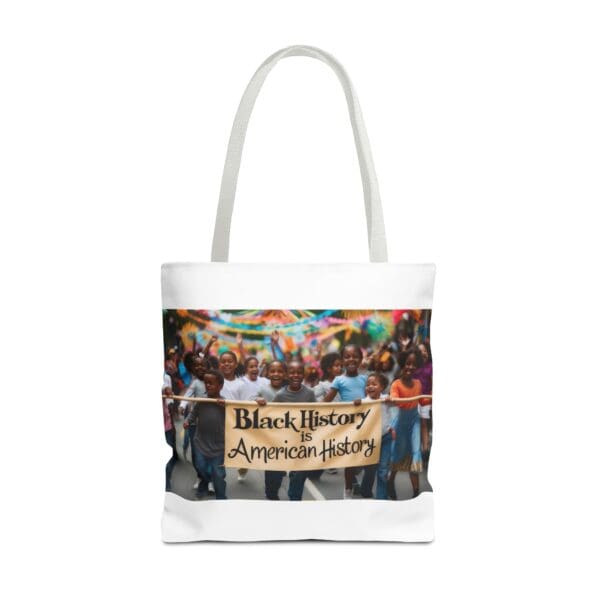 Tote Bag (AOP)  (BLACK ART TOTE BAG) - Image 17