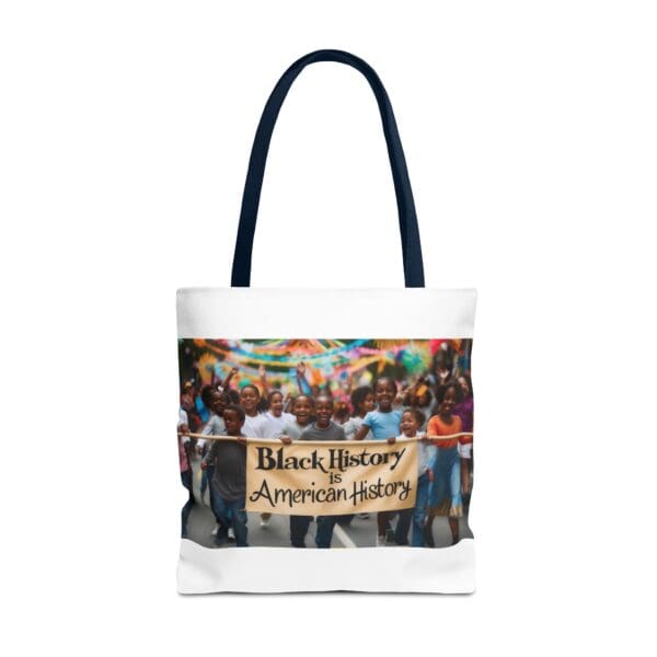 Tote Bag (AOP)  (BLACK ART TOTE BAG) - Image 29