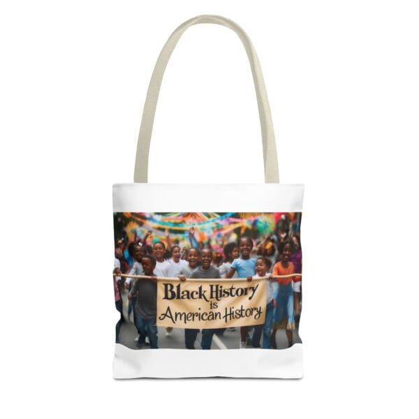 Tote Bag (AOP)  (BLACK ART TOTE BAG) - Image 19