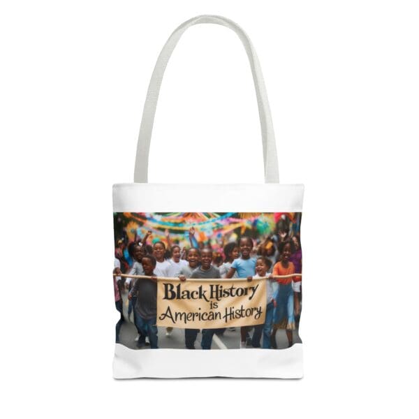 Tote Bag (AOP)  (BLACK ART TOTE BAG) - Image 13