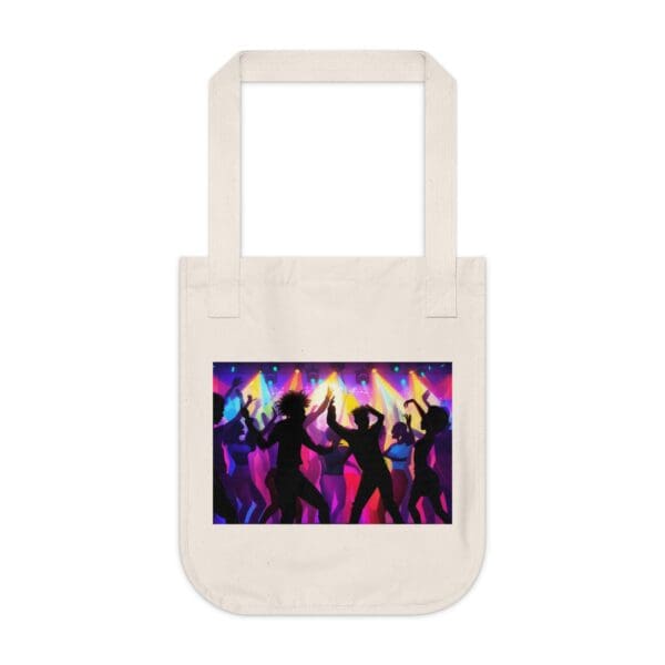 Organic Canvas Tote Bag  (BLACK ART TOTE BAGS)