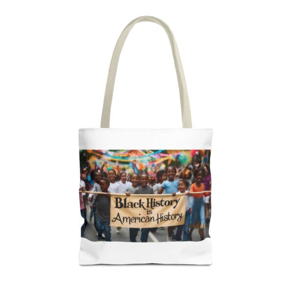 Tote Bag (AOP)  (BLACK ART TOTE BAG) - Image 21