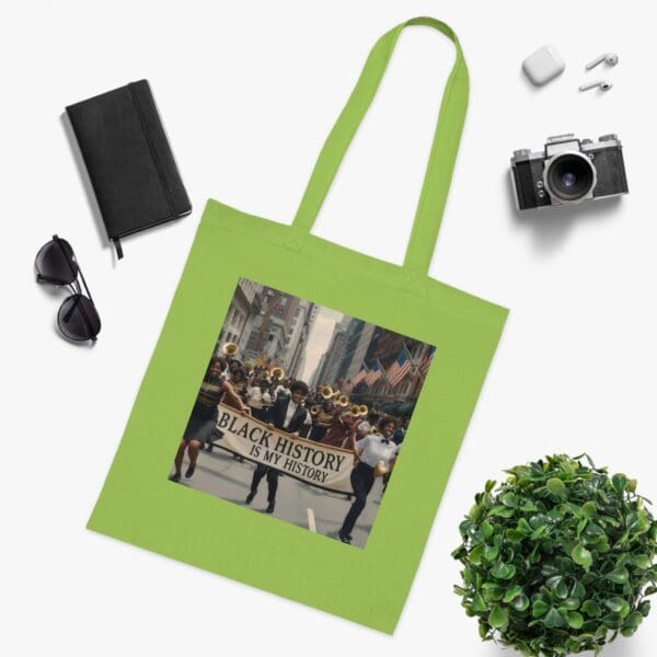 Cotton Tote (BLACK ARTISTIC  TOTE BAG) - Image 12