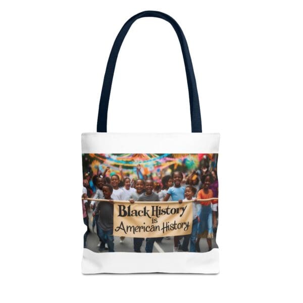 Tote Bag (AOP)  (BLACK ART TOTE BAG) - Image 25