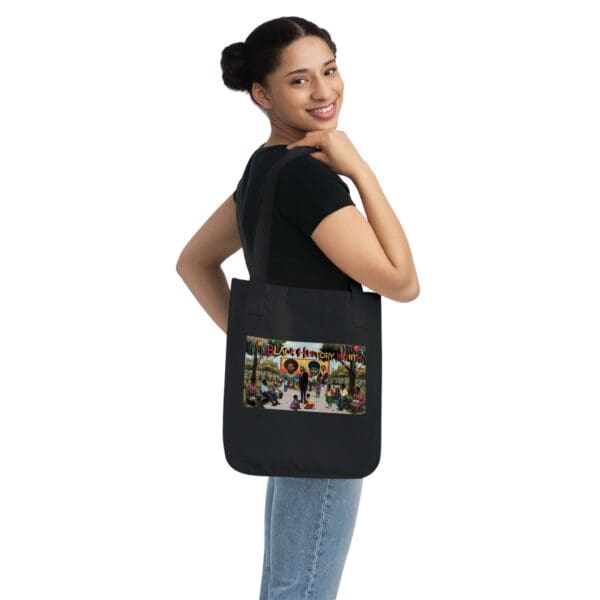 Organic Canvas Tote Bag  (ARTISTIC TOTE BAG) - Image 8