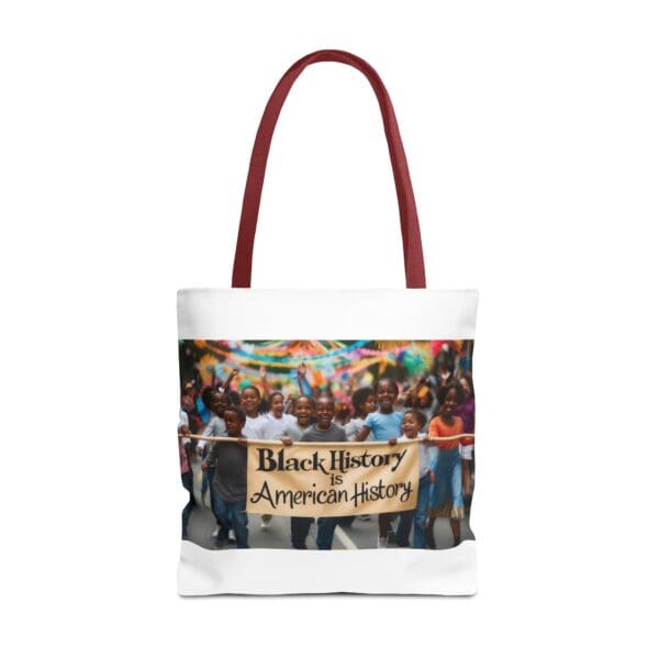 Tote Bag (AOP)  (BLACK ART TOTE BAG) - Image 11