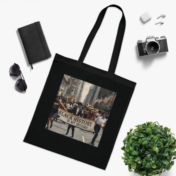 Cotton Tote (BLACK ARTISTIC  TOTE BAG) - Image 21