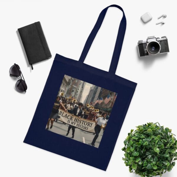 Cotton Tote (BLACK ARTISTIC  TOTE BAG) - Image 18