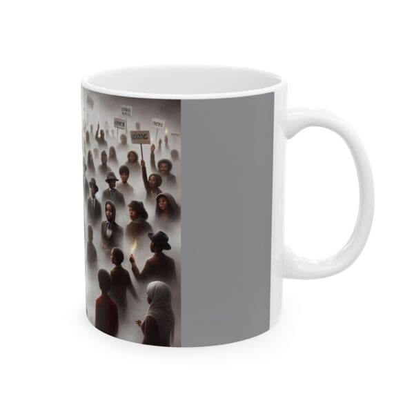 Ceramic Mug, (11oz, 15oz) "Through the Mist, We Rise" - Image 4