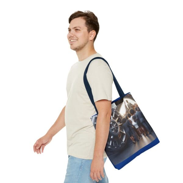 Tote Bag (AOP) "The vault opens. The stories remain." - Image 55
