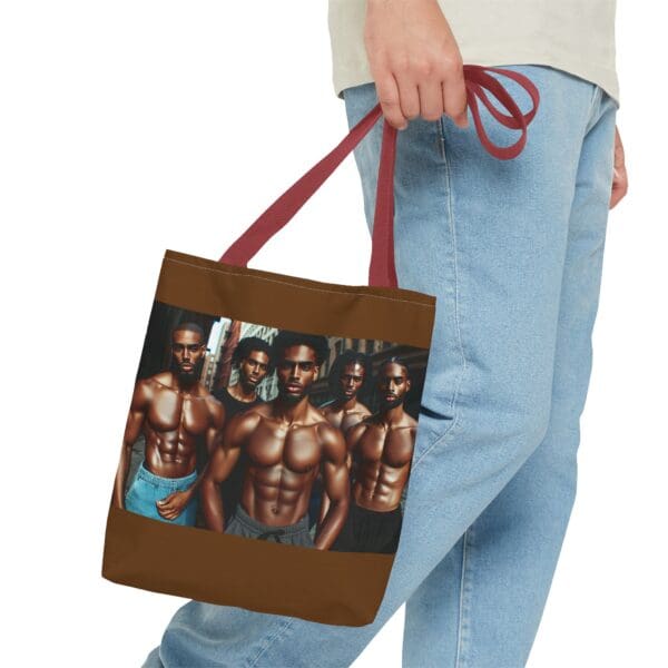 Tote Bag (AOP) "Strength in stance. Power in legacy." - Image 15