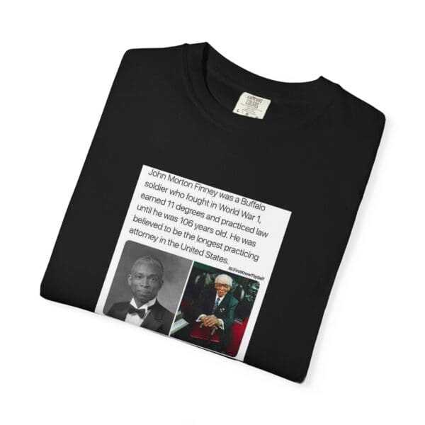 Unisex Garment-Dyed T-shirt "John Morton-Finney: Eleven Degrees, One Unbreakable Spirit." - Image 43