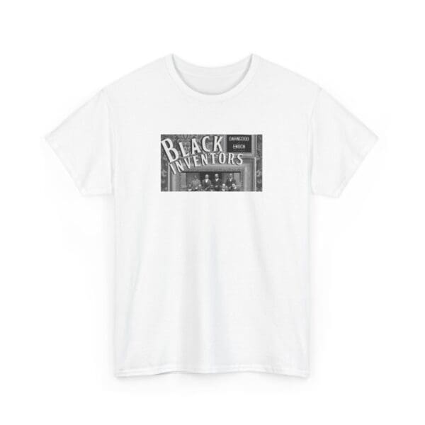 Unisex Heavy Cotton Tee "Inventors Who Changed the World" - Image 3
