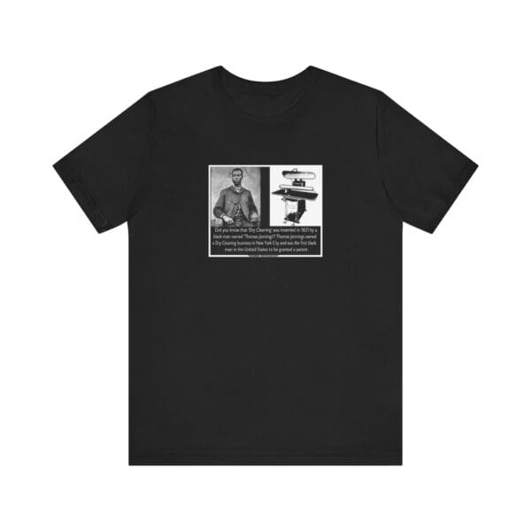 Unisex Jersey Short Sleeve Tee "Thomas L. Jennings: First Black Patent Holder, Forever a Trailblazer" - Image 13