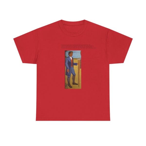 Unisex Heavy Cotton Tee "Benjamin Banneker: Mathematician, Astronomer, Trailblazer." - Image 45
