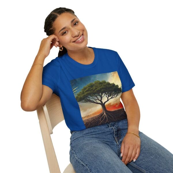 Unisex Softstyle T-Shirt with Inspirational Tree Design - Nature Lover Gift - Image 59