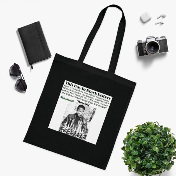 Cotton Canvas Tote Bag "Master Your Move – Carry Grandmaster Ashley’s Legacy" - Image 21