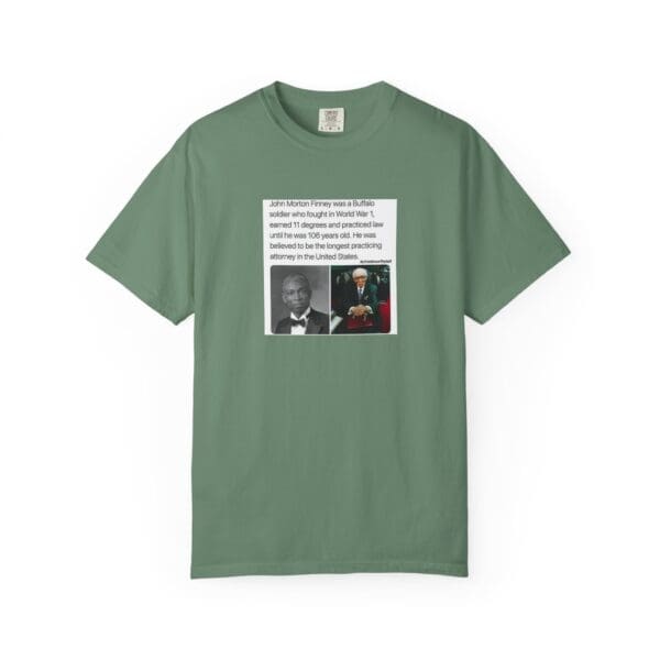 Unisex Garment-Dyed T-shirt "John Morton-Finney: Eleven Degrees, One Unbreakable Spirit." - Image 25