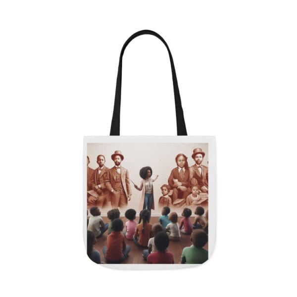 Natural Tote Bag "Pointed toward history, carried into the future." - Image 45