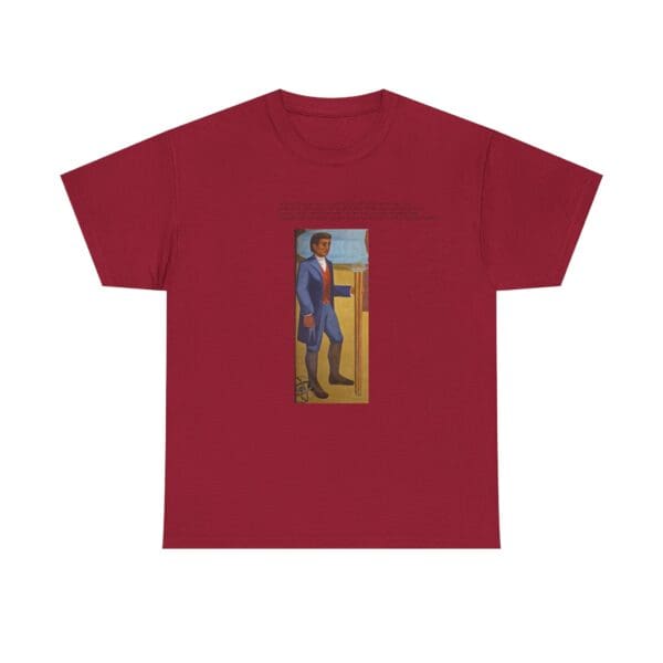 Unisex Heavy Cotton Tee "Benjamin Banneker: Mathematician, Astronomer, Trailblazer." - Image 49